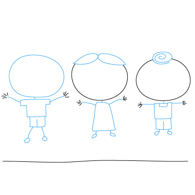 Kinder zeichnen lernen schritt für schritt tutorial - Zeichnen leicht ...