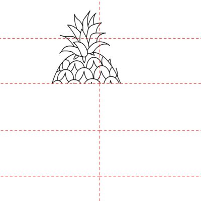 Ananas zeichnet 4