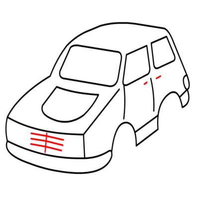 Auto zeichnet 19