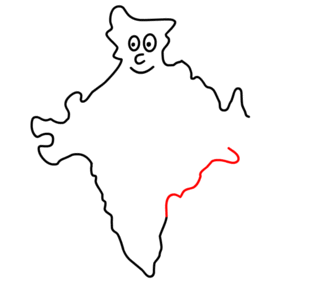 Indien zeichnen 10