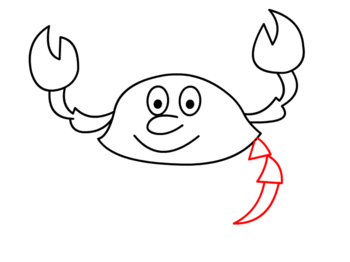 Krabbe zeichnen 12