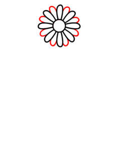 Blume im Blumentopf zeichnen 4