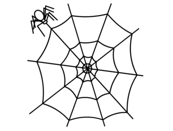 Spinnennetz zeichnen 16