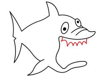 Haifisch zeichnen 15