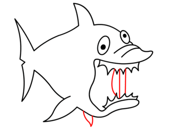 Haifisch zeichnen 17