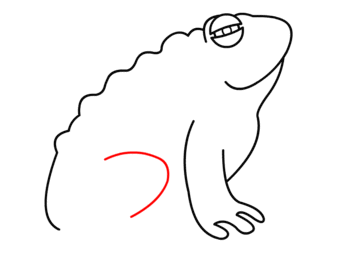 Kröte zeichnen 8