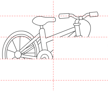 Fahrrad zeichnen 4