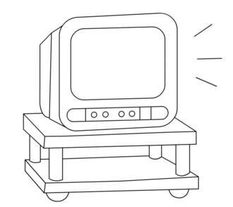 Fernseher zeichnen 11