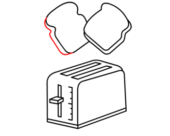toaster zeichnen 16