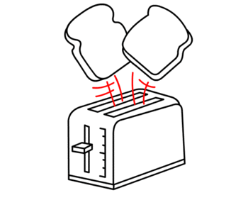 toaster zeichnen 17