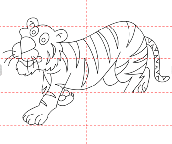 tiger zeichnen 7