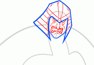 Silver Samurai zeichnen lernen schritt für schritt tutorial 4