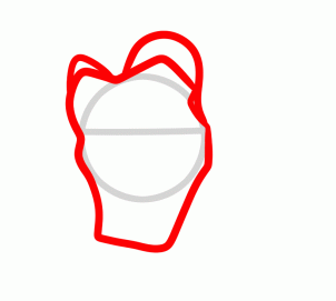 Thora (Version 2) zeichnen lernen schritt für schritt tutorial 2