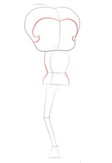 Betty Boop zeichnen lernen schritt für schritt tutorial 2