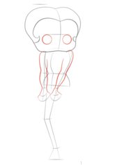Betty Boop zeichnen lernen schritt für schritt tutorial 4