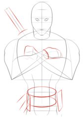 Deadpool zeichnen lernen schritt für schritt tutorial 5