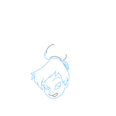 Tinker Bell zeichnen lernen schritt für schritt tutorial 6