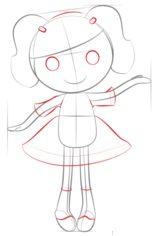 Lalaloopsy zeichnen lernen schritt für schritt tutorial 5