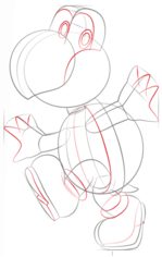 Mario Koopa Troopa zeichnen lernen schritt für schritt tutorial 5