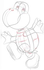 Mario Koopa Troopa zeichnen lernen schritt für schritt tutorial 6
