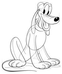 Pluto zeichnen lernen schritt für schritt tutorial 8