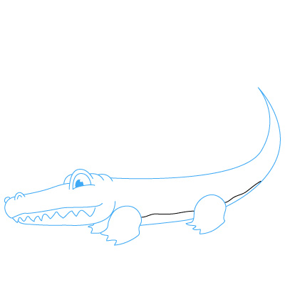 Alligator zeichnen 18