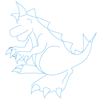 Dinosaurier zeichnen 22