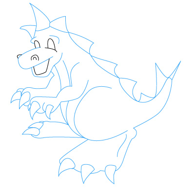 Dinosaurier zeichnen 23