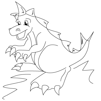Dinosaurier zeichnen 25