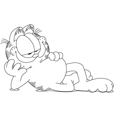 Garfield zeichnen 12