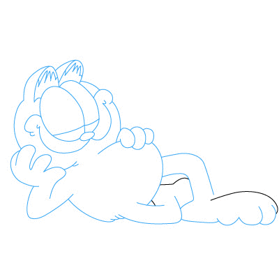 Garfield zeichnen 8