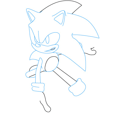Sonic zeichnen lernen schritt für schritt tutorial - Zeichnen leicht