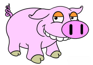 Schweinchen zeichnen 10