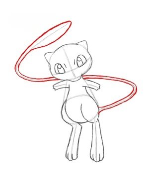 Pokemon – Mew zeichnen 16