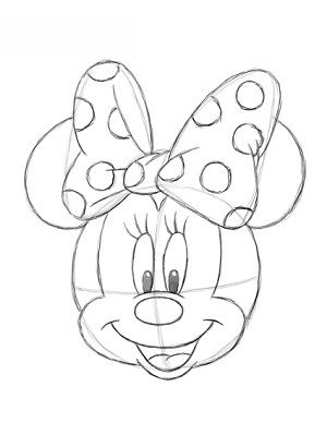 Minnie Mouse zeichnen 15