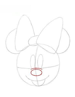 Minnie Mouse zeichnen 9