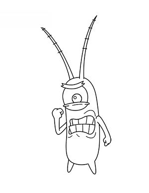 Spongebob -Plankton zeichnen 17