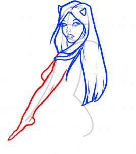 Teufelin zeichnen lernen 5