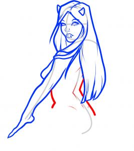 Teufelin zeichnen lernen 6