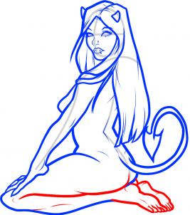 Teufelin zeichnen lernen 8