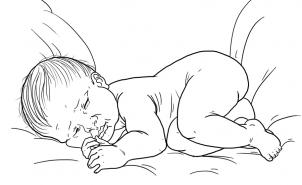 Neugeborenes zeichnen lernen 17