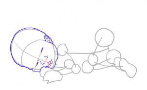 Neugeborenes zeichnen lernen 9