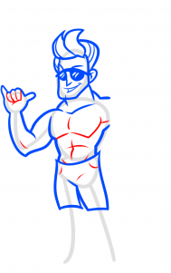 Surfer zeichnen lernen 9