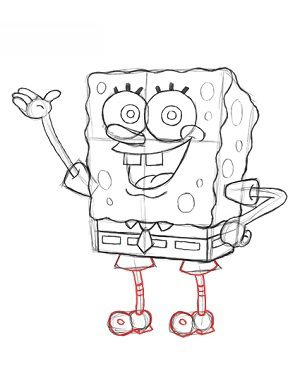 Spongebob zeichnen 16