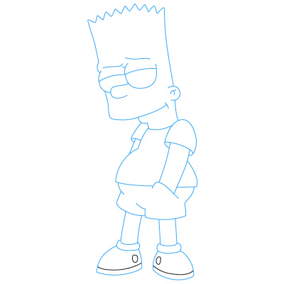 Bart Simpson zeichnen 11