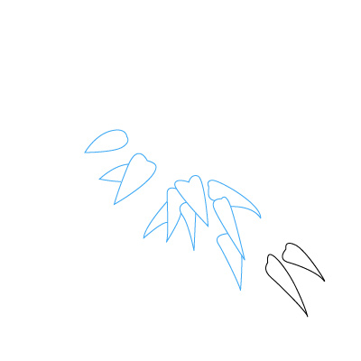 Ast mit Blättern zeichnen 7