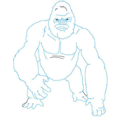 King Kong zeichnen 18