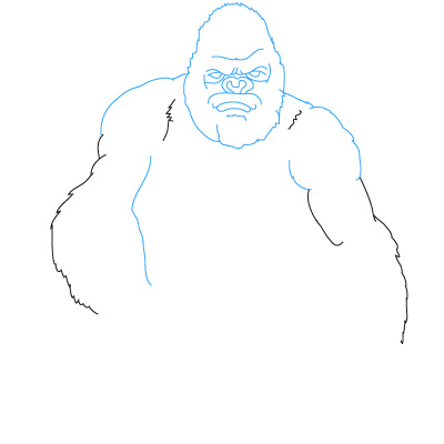 King Kong zeichnen 7