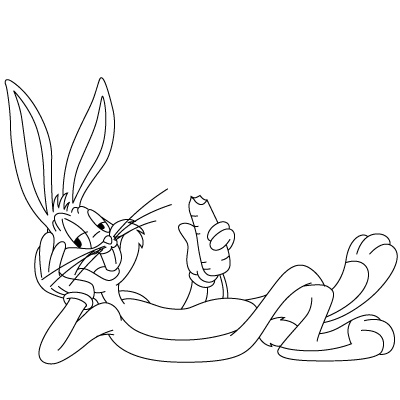 Bugs Bunny zeichnen 12