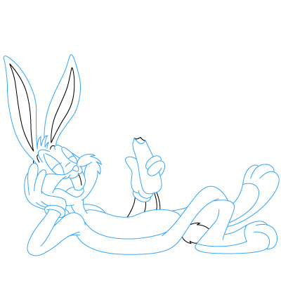 Bugs Bunny zeichnen 9